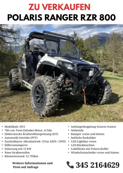 Polaris Ranger RZR 800