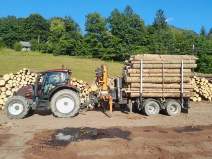 Rückewagen Stubenberger Tandemanhänger