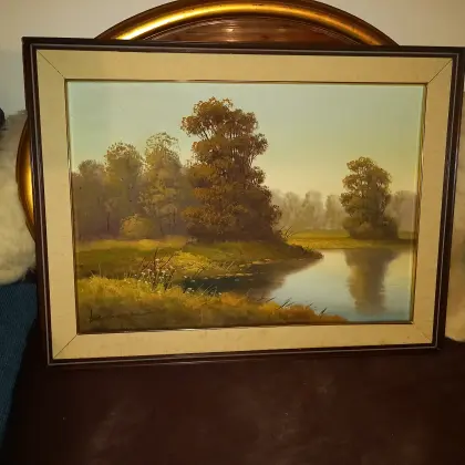 ÖLGEMÄLDE NATURLANDSCHAFT