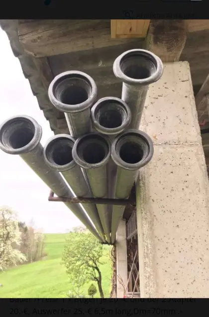 Bauer Gülle Bewässerungsrohre