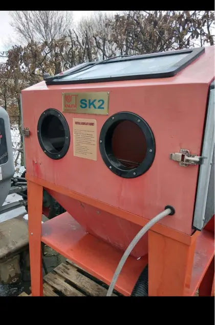 Sandstrahlkabine Sand strahlen Kabine