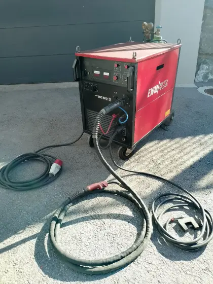 EWM Wega 500 Schutzgas Schweißgerät Neues Schlauchpaket