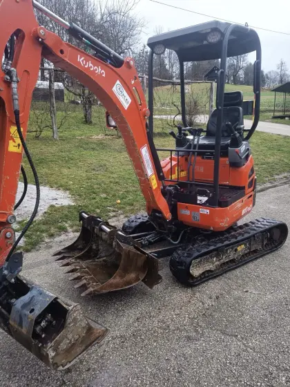 Kubota U17-3 Minibagger inkl. Geel/Martin Löffelpaket