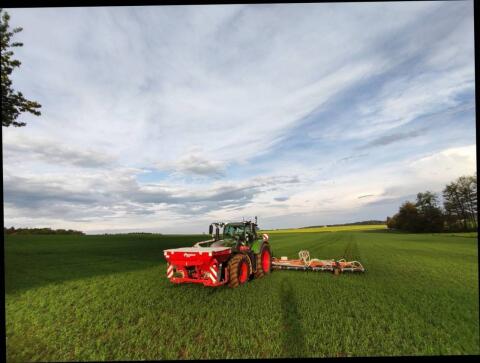 Untersaat, Begrünung Striegel 12 m