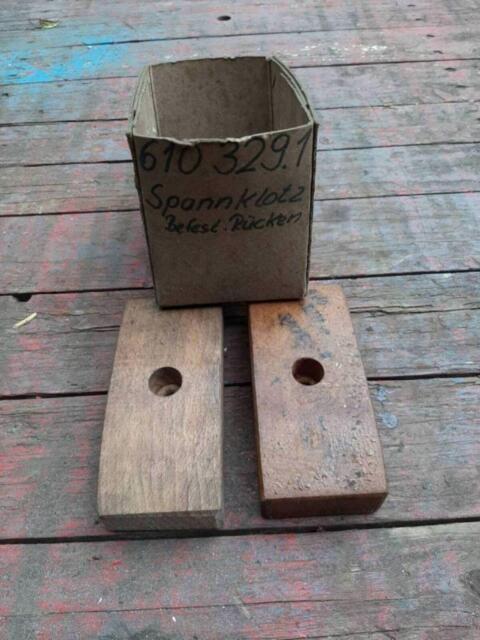 Holzspannklötzer Claas Mähdrescher