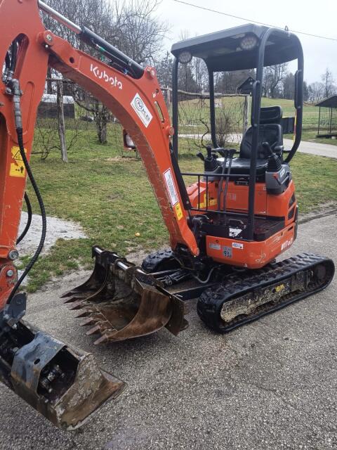 Kubota U17-3 Minibagger inkl. Geel/Martin Löffelpaket
