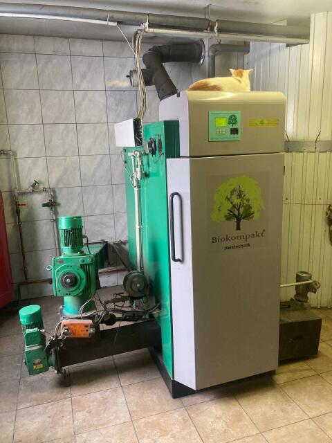 Hackschnitzelheizung mit 4 m Raumaustragung