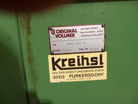 Schleifmaschine Vollmer Nassschleifmaschine