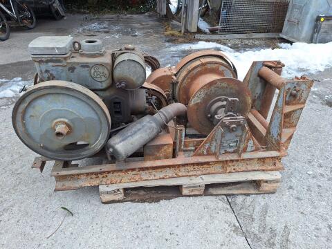 Verkaufe alte Seilwinde