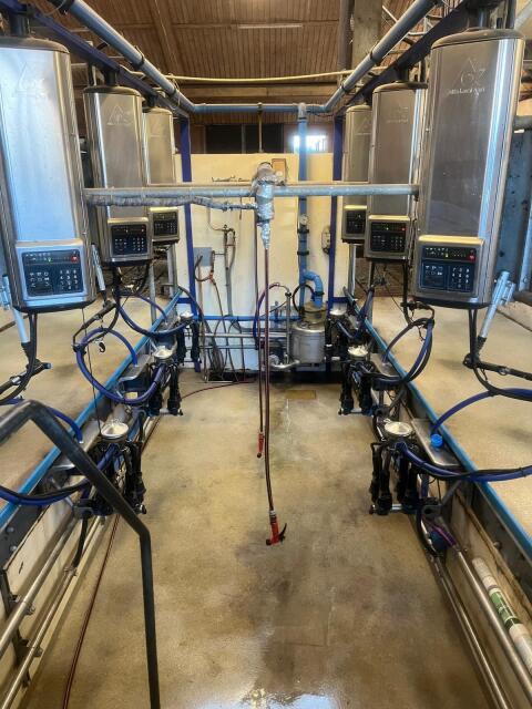 2x3er Fischgräten Melkstand Delaval MP700