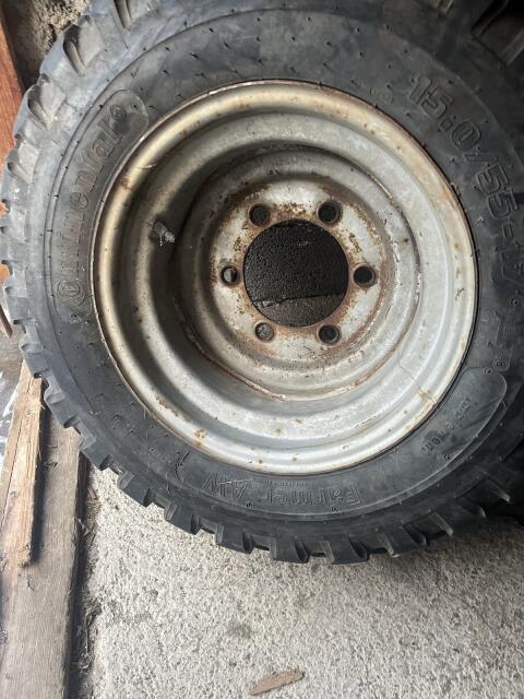 Reifen, Komplettrad 15/55-17 für Kipper