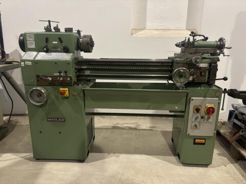 Drehmaschine Drehbank Weiler Praktikant