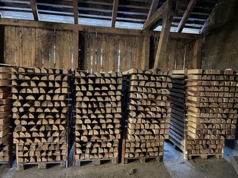 2 m Lärchenstecken, Spitzen, Stempel, Zaunpfahl