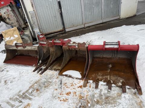 Löffelpaket für 5t Bagger