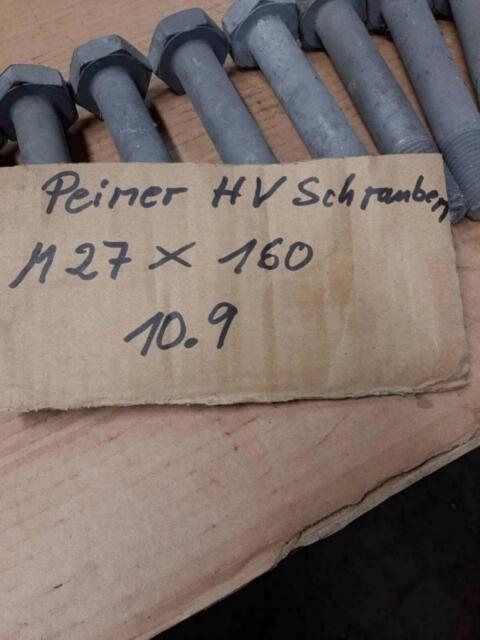 11 M 27x160 HV Schrauben