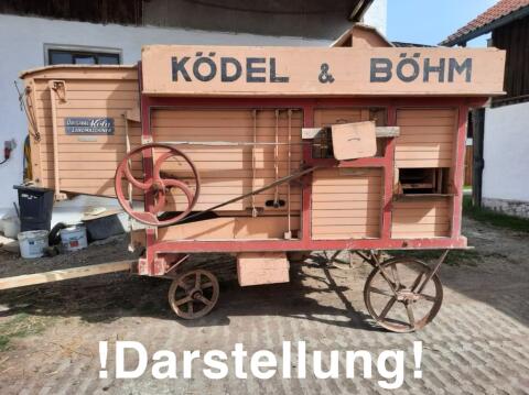 Ködel & Böhm Dreschwagen, Dreschmaschine