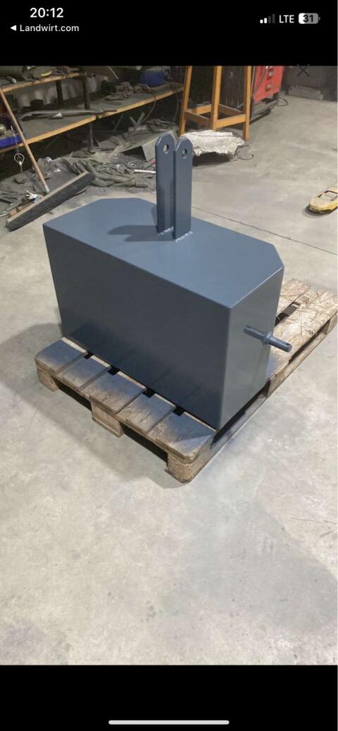 Frontgewicht 300 kg/400 kg mit Stahlmantel