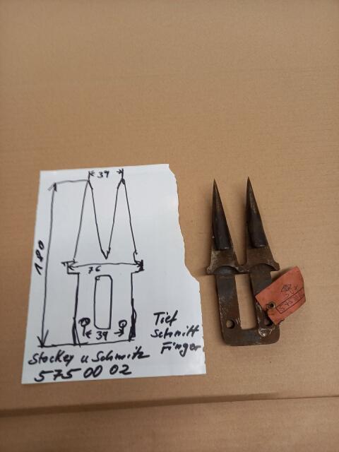 Doppel-Finger Stocky & Schmitz Tiefschnitt