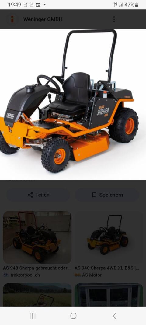 Suche AS Hochgrasmäher Sherpa 940 4WD