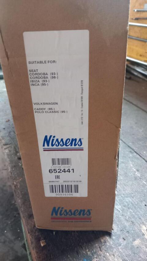 NISSENS 652441 - Kühler, Motorkühlung
