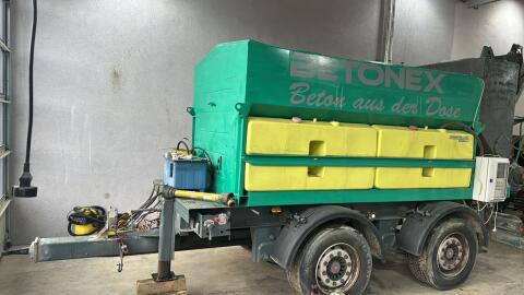 Mobile Betonmischanlage Eigenbau