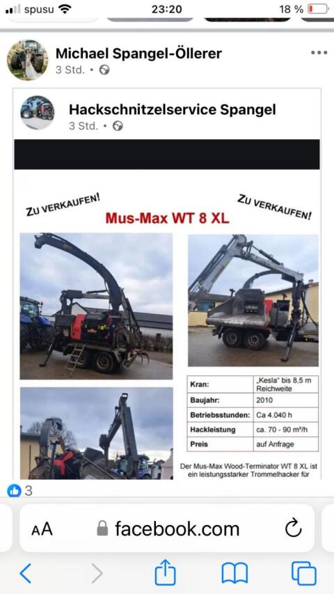 Mus Max WT 8 XL