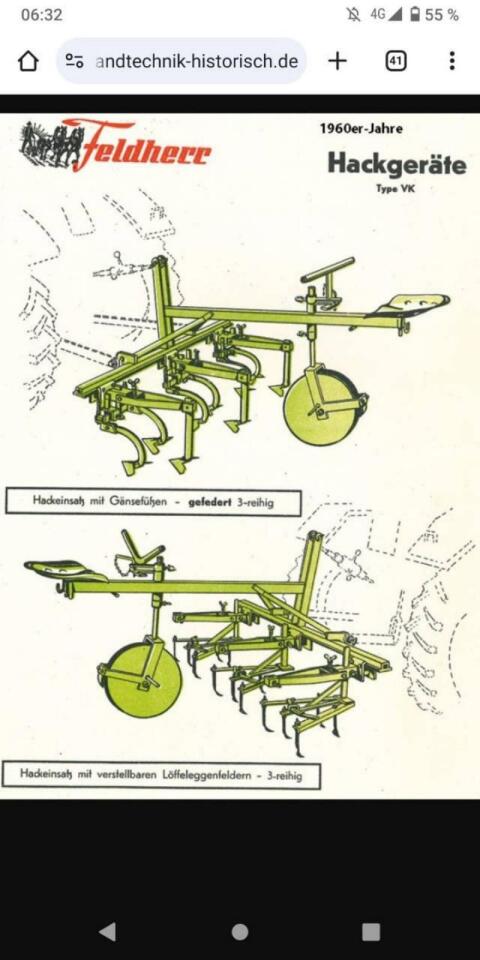 Feldherr Vielfachgerät Hackeinsätze Zubehör