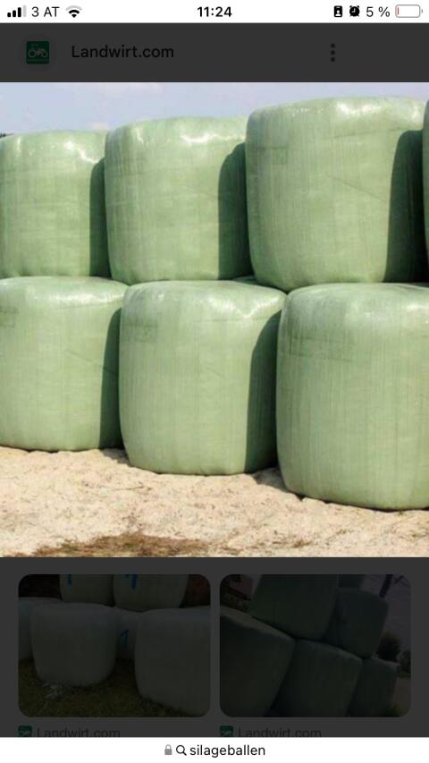 Siloballen 2. Schnitt