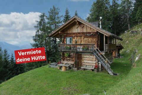 Vermiete deine Hütte wochenweise an Urlauber