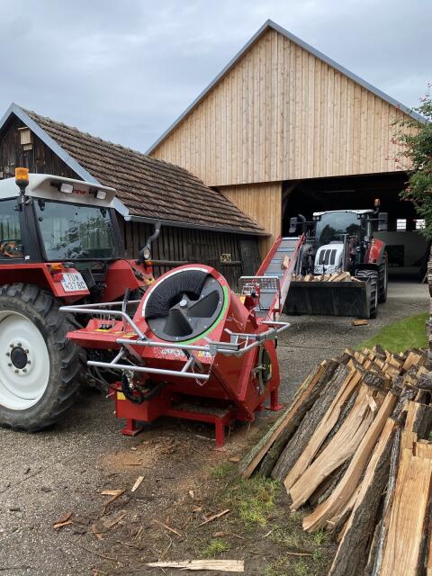 Holzschneiden mit Trommelsäge Quatromat