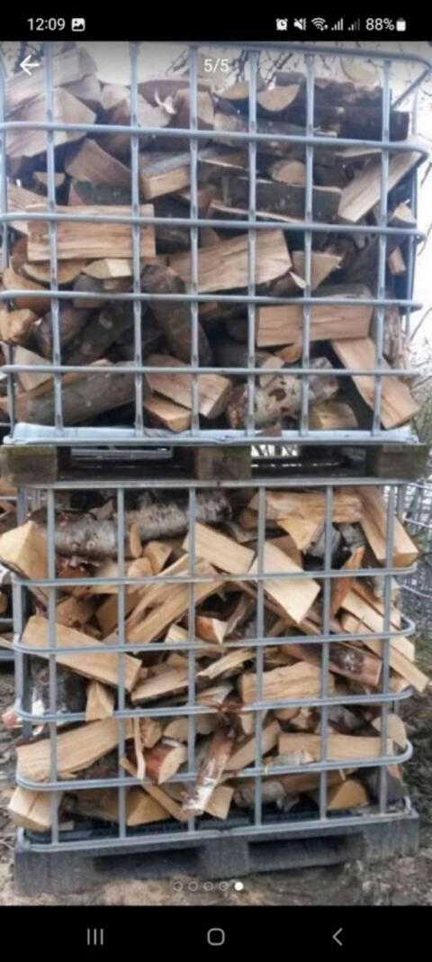 Brennholz Buche Scheitholz Kamin Esche Hartholz Ofen Grillen