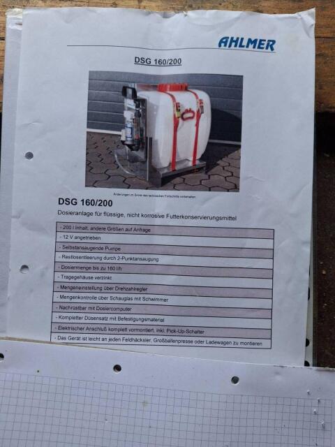 Dosieranlage DSG 160/200