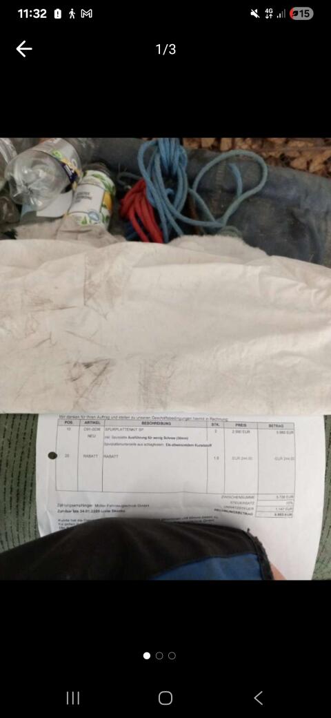 Spurgerät für Langlaufloipe