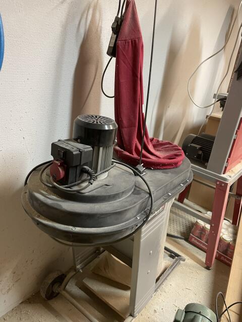 Einhell Kreissäge, Absauganlage