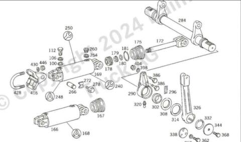 UNIMOG Heckkraftheber 403 406 416