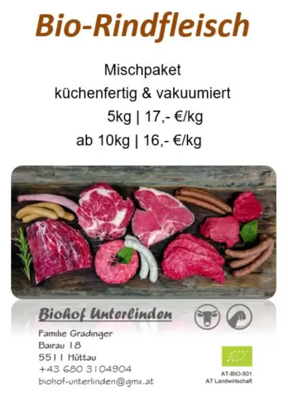 Bio-Rindfleisch