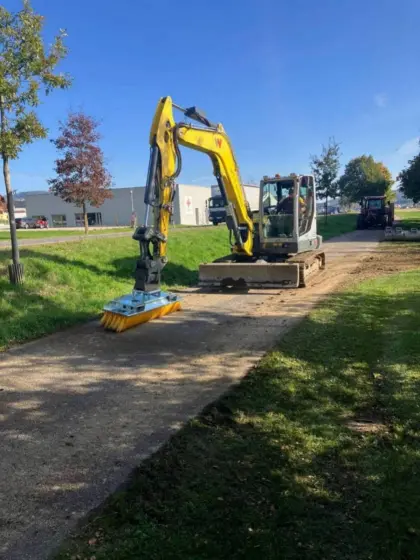 Baggerbesen Schiebebesen