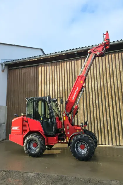 Schäffer 4580T Teleskopradlader, Hoflader