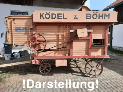 Ködel & Böhm Dreschwagen, Dreschmaschine