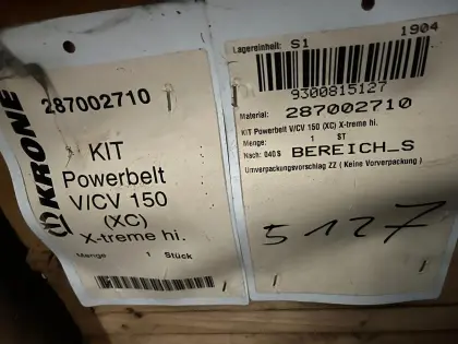 Reifen BKT 700-50/26,5 und Rollboden neu Krone V 150 Comprima