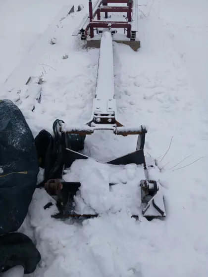Schneepflug Anbauplatte