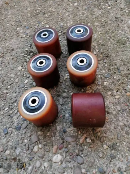 6 Hubwagen Schwerlastrollen, Vogel, neu.