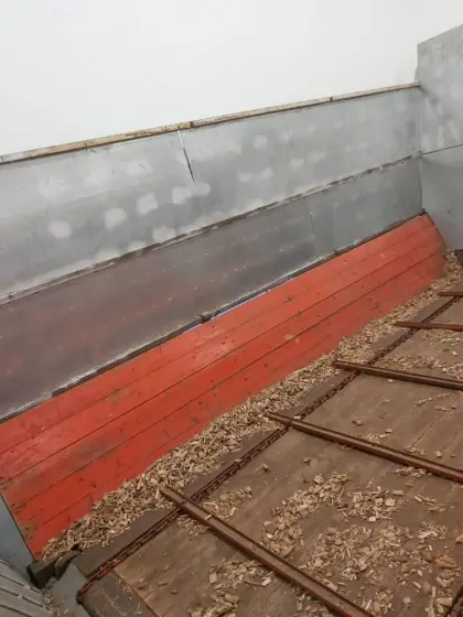 Hackgut Transportwagen