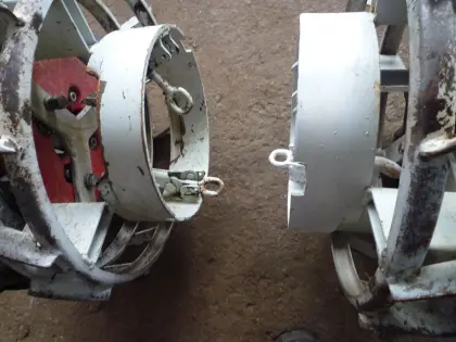 Gitterräder Doppelräder für Motomäher