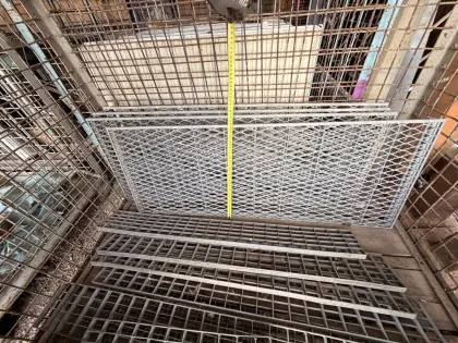 Lichtschachtabdeckung Gitter