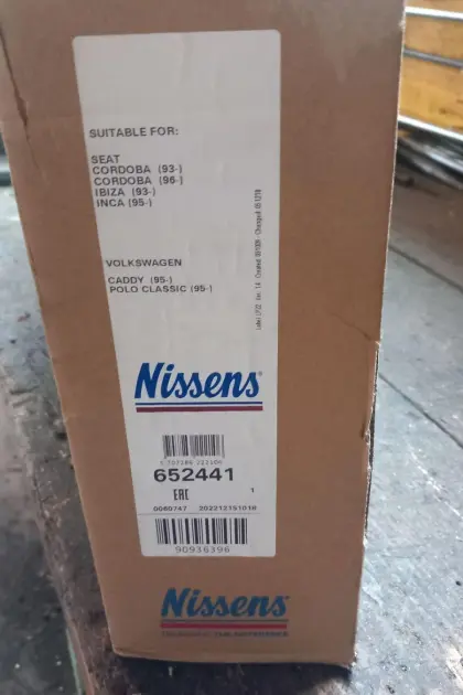 NISSENS 652441 - Kühler, Motorkühlung