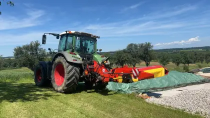 Mähwerk Fella mit Walzenaufbereiter