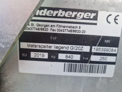 Holzspalter Liegendspalter Binderberger GIZ 20