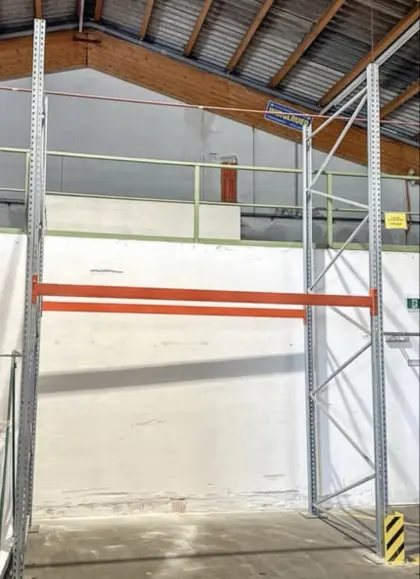 Palettenregal, Schwerlast Lagerregal, ca. 3 lfm