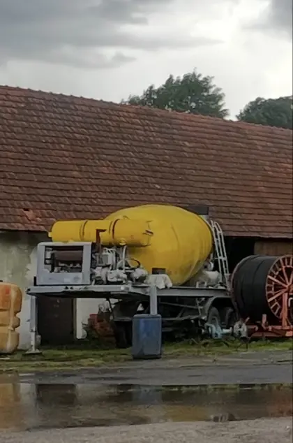 Stetter AM10 Betonmischer Auflieger